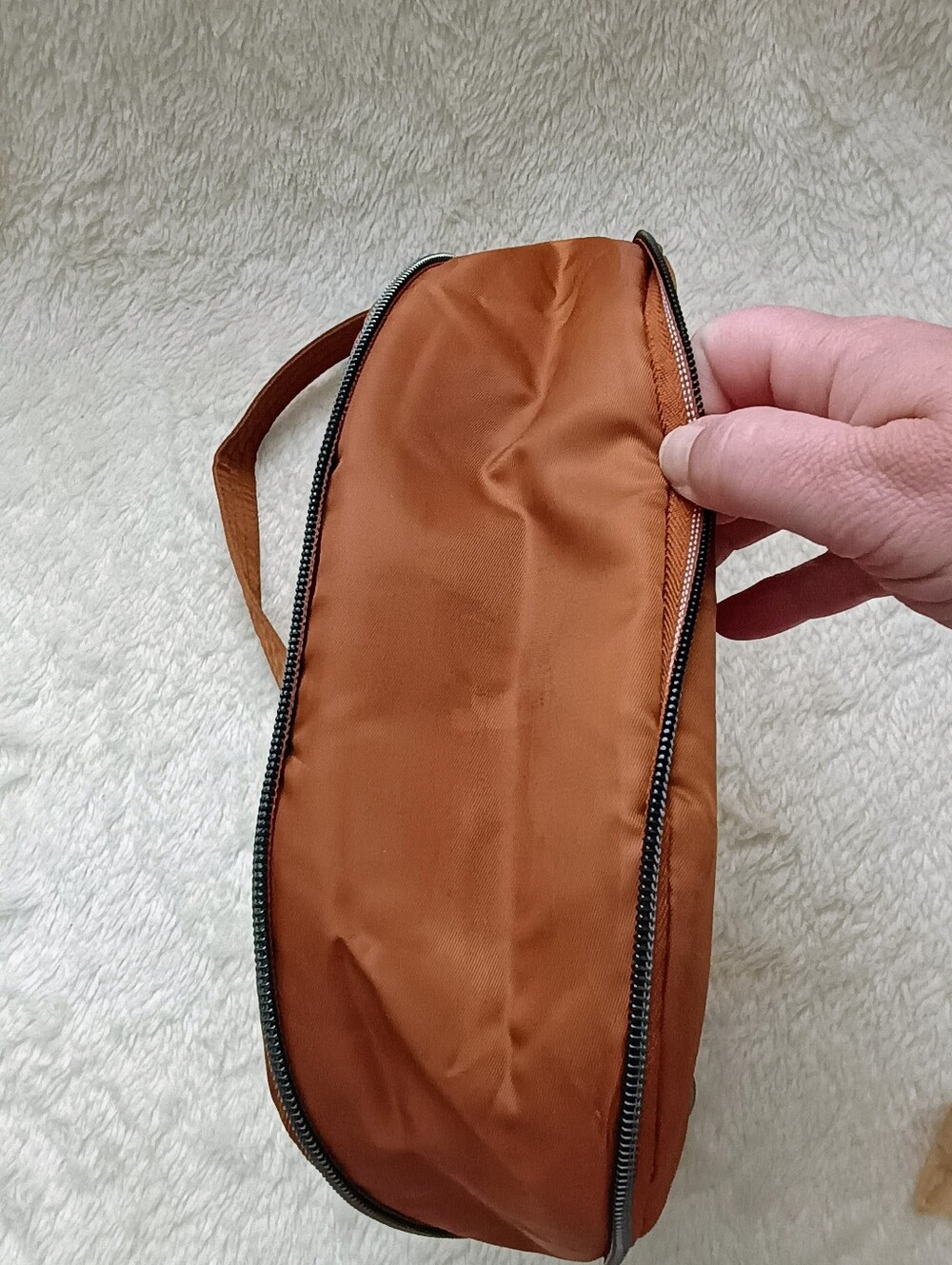 Lug Swivel Bag - Copper/Brown Quilted - Picture 9 of 13